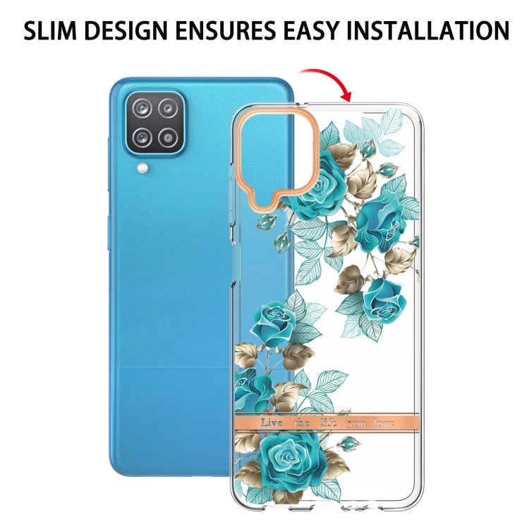 For Samsung Galaxy A12 Flowers and Plants Series IMD TPU Phone Case