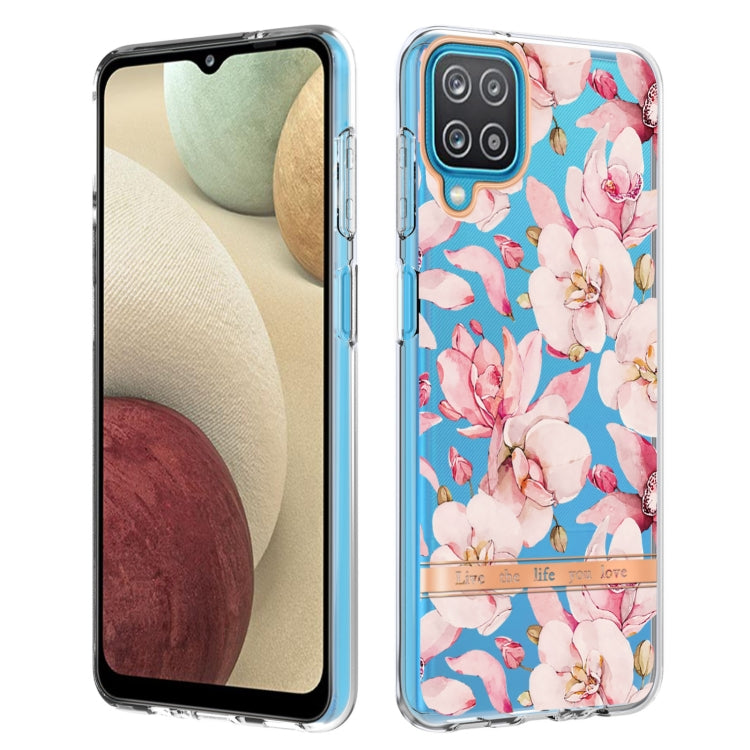 For Samsung Galaxy A12 Flowers and Plants Series IMD TPU Phone Case
