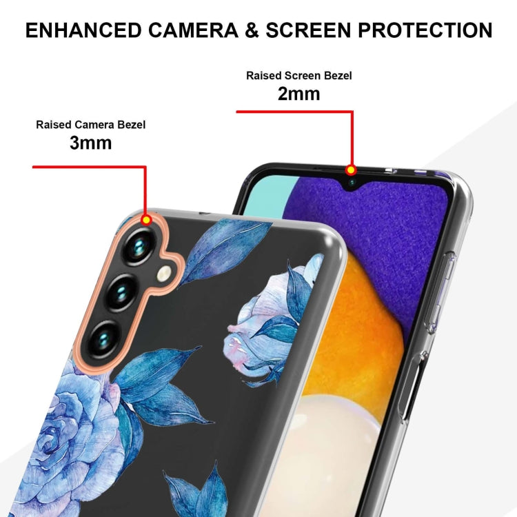 For Samsung Galaxy A13 Flowers and Plants Series IMD TPU Phone Case