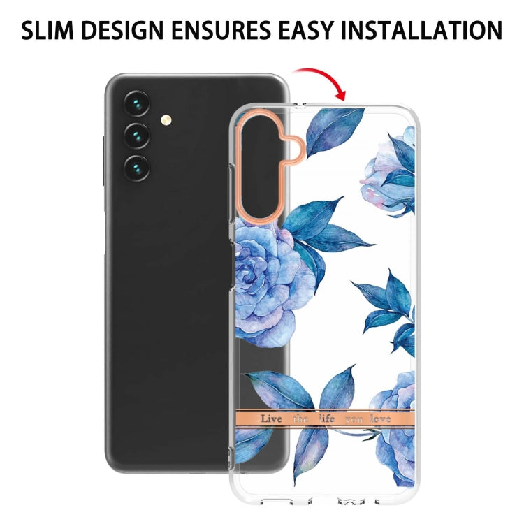 For Samsung Galaxy A13 Flowers and Plants Series IMD TPU Phone Case