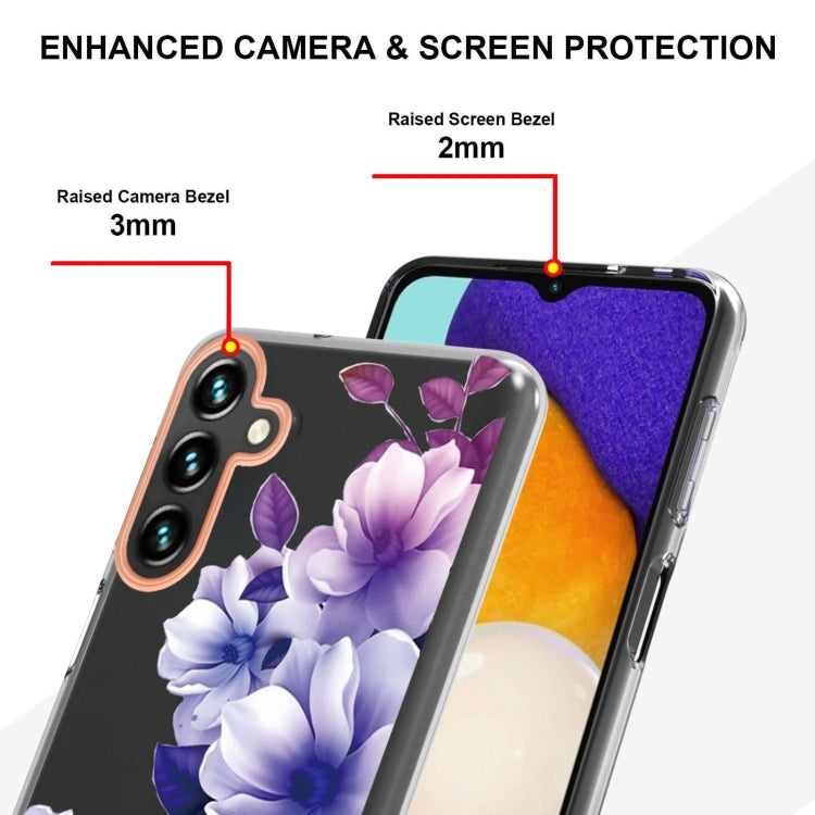 For Samsung Galaxy A13 Flowers and Plants Series IMD TPU Phone Case