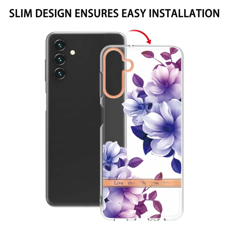 For Samsung Galaxy A13 Flowers and Plants Series IMD TPU Phone Case