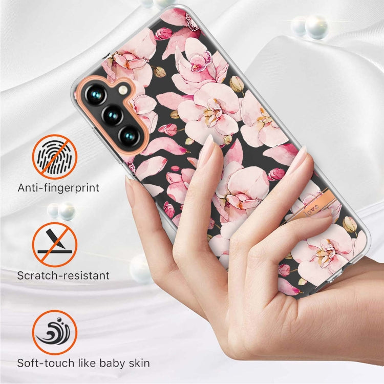 For Samsung Galaxy A13 Flowers and Plants Series IMD TPU Phone Case