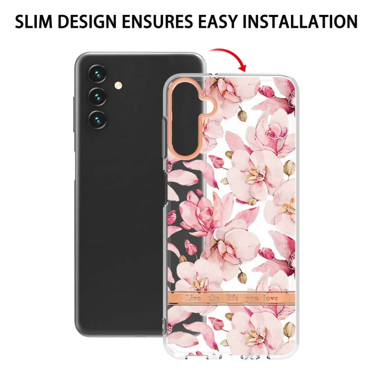 For Samsung Galaxy A13 Flowers and Plants Series IMD TPU Phone Case