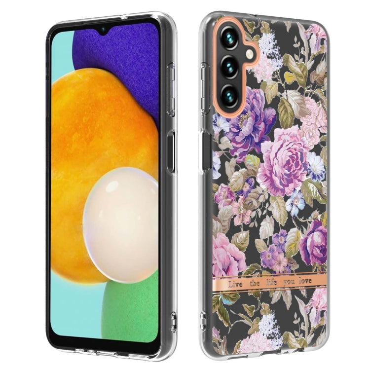 For Samsung Galaxy A13 Flowers and Plants Series IMD TPU Phone Case