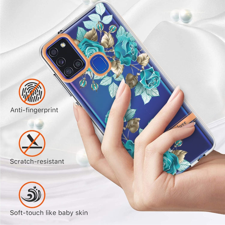 For Samsung Galaxy A21s Flowers and Plants Series IMD TPU Phone Case