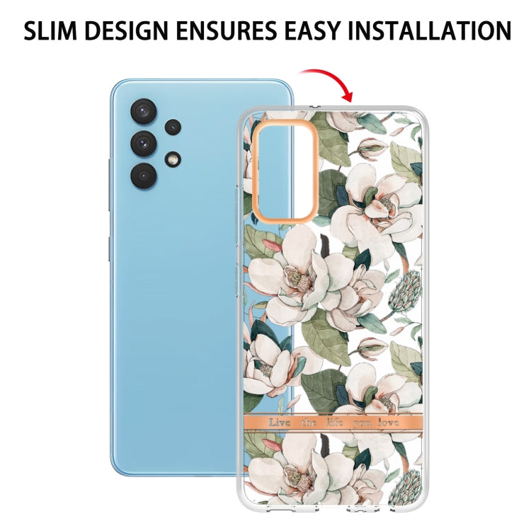 For Samsung Galaxy A32 4G Flowers and Plants Series IMD TPU Phone Case