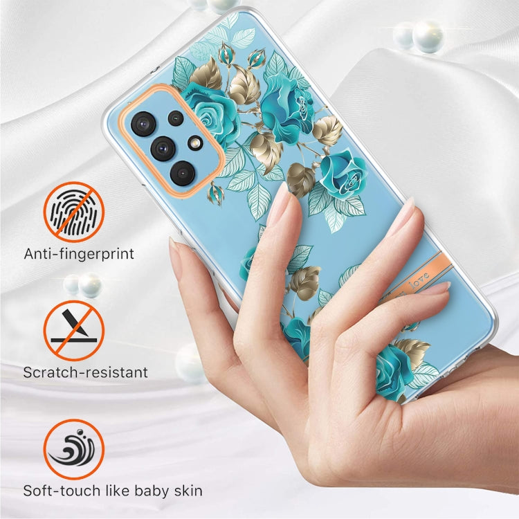 For Samsung Galaxy A32 4G Flowers and Plants Series IMD TPU Phone Case