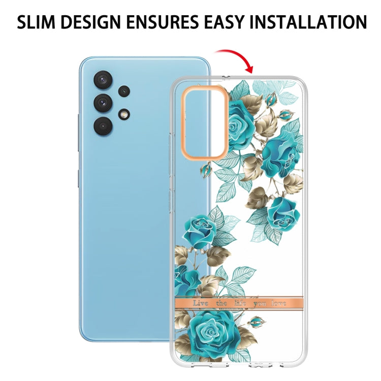 For Samsung Galaxy A32 4G Flowers and Plants Series IMD TPU Phone Case