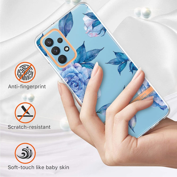 For Samsung Galaxy A32 4G Flowers and Plants Series IMD TPU Phone Case