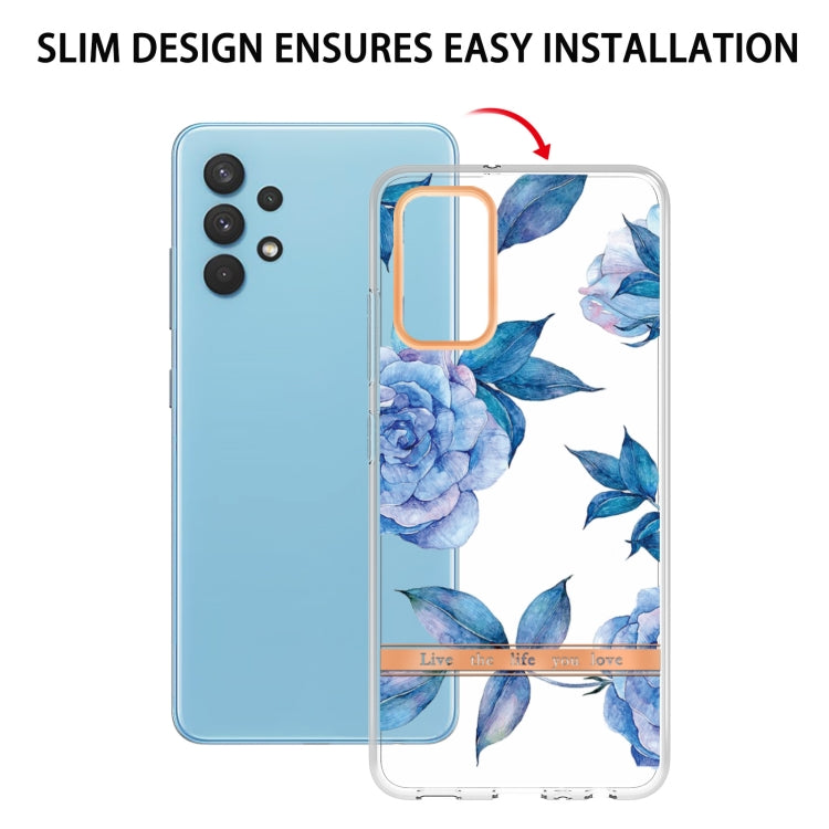 For Samsung Galaxy A32 4G Flowers and Plants Series IMD TPU Phone Case