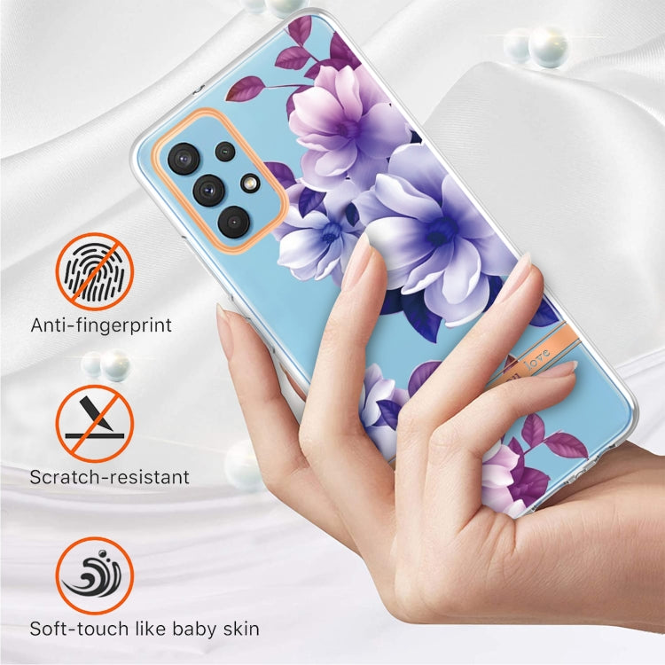 For Samsung Galaxy A32 4G Flowers and Plants Series IMD TPU Phone Case