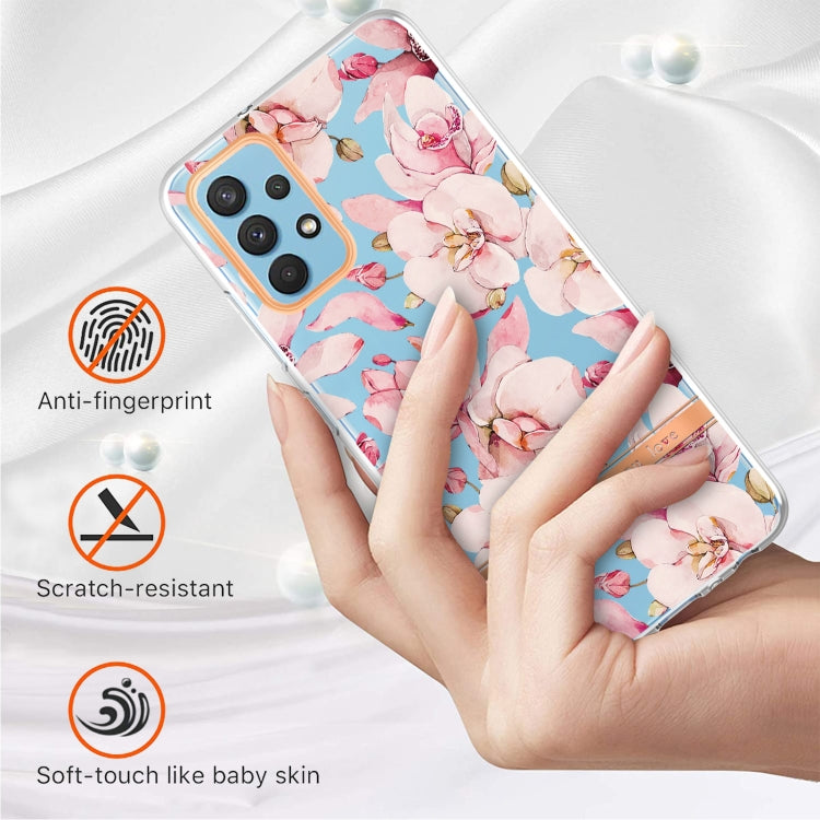 For Samsung Galaxy A32 4G Flowers and Plants Series IMD TPU Phone Case