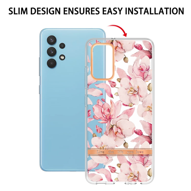 For Samsung Galaxy A32 4G Flowers and Plants Series IMD TPU Phone Case