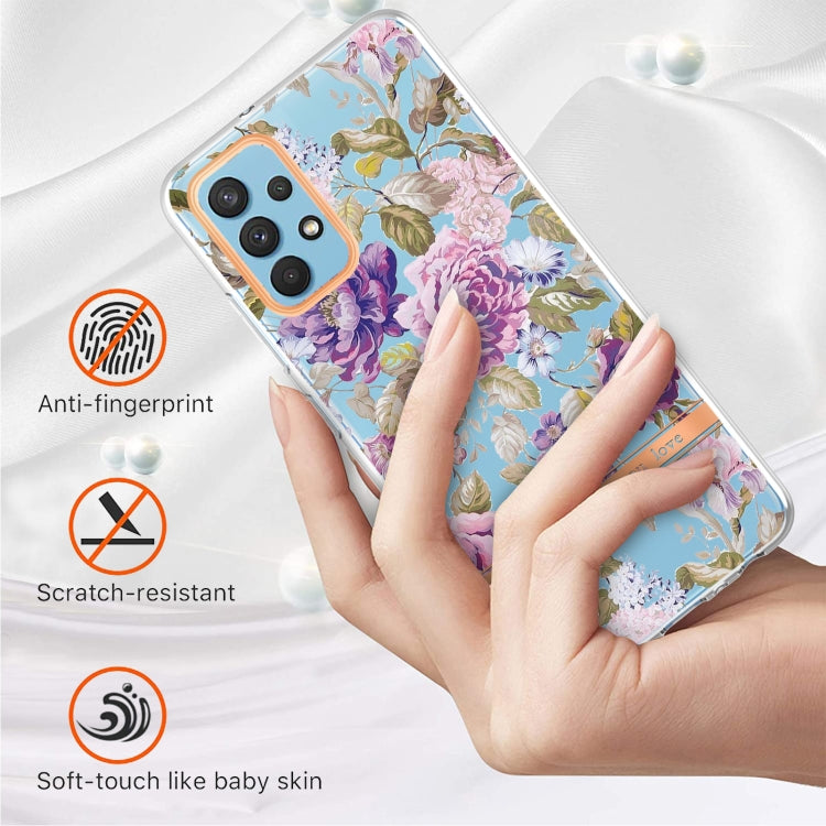 For Samsung Galaxy A32 4G Flowers and Plants Series IMD TPU Phone Case