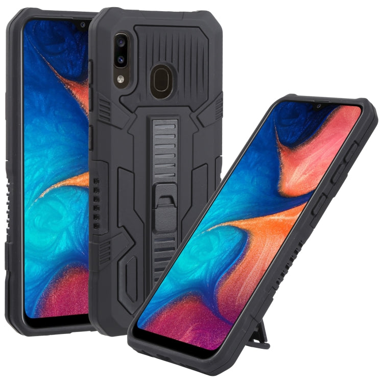For Samsung Galaxy A20 / A30 All Inclusive Double-color TPU + PC Phone Case