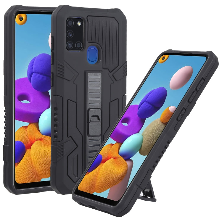 For Samsung Galaxy A21s All Inclusive Double-color TPU + PC Phone Case
