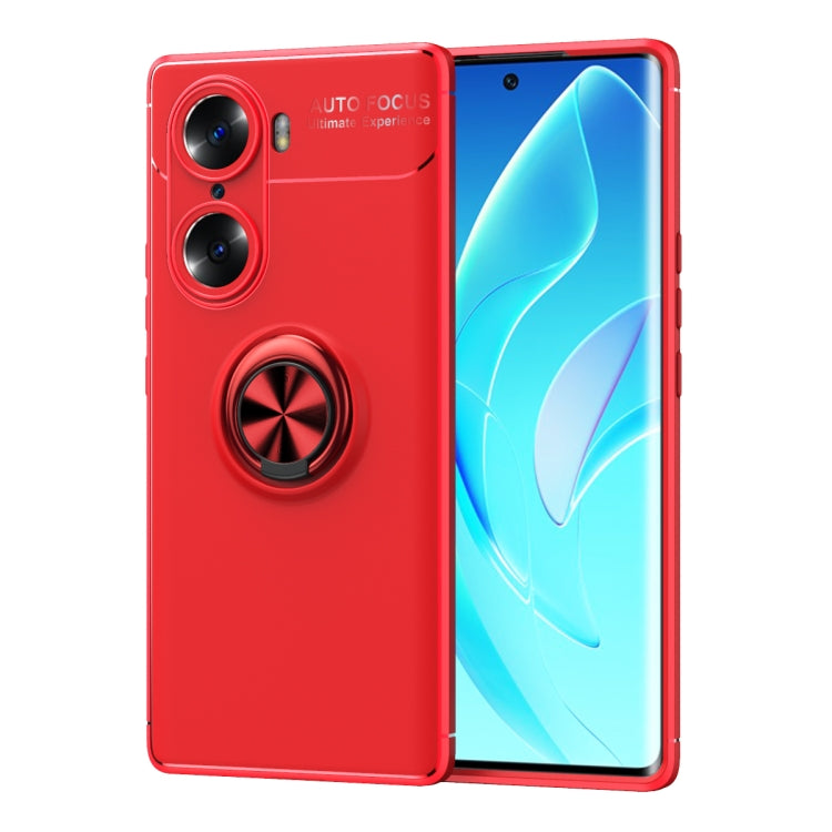For Honor 60 Metal Ring Holder 360 Degree Rotating TPU Phone Case