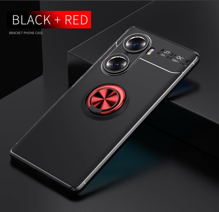 For Honor 60 Metal Ring Holder 360 Degree Rotating TPU Phone Case