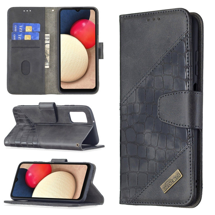 For Samsung Galaxy A03s 166mm Matching Color Leather Phone Case