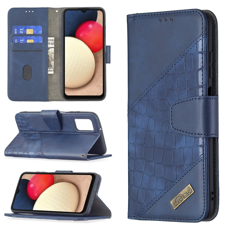 For Samsung Galaxy A03s 166mm Matching Color Leather Phone Case