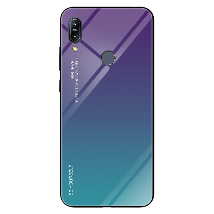 For Asus Zenfone Max Pro M1 ZB601KL Gradient Color Glass Case