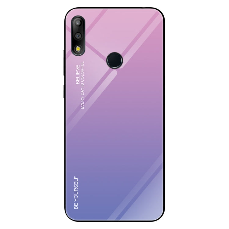 For Asus Zenfone Max Pro M2 ZB631KL Gradient Color Glass Case
