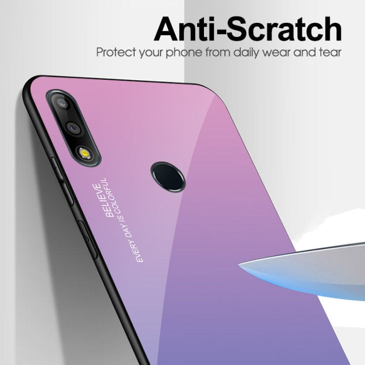 For Asus Zenfone Max Pro M2 ZB631KL Gradient Color Glass Case