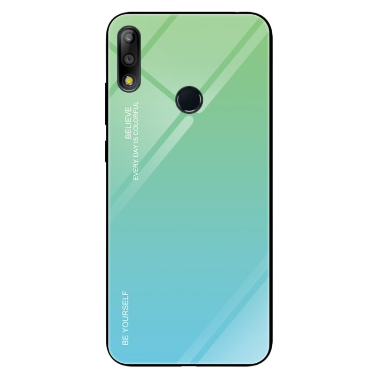 For Asus Zenfone Max Pro M2 ZB631KL Gradient Color Glass Case