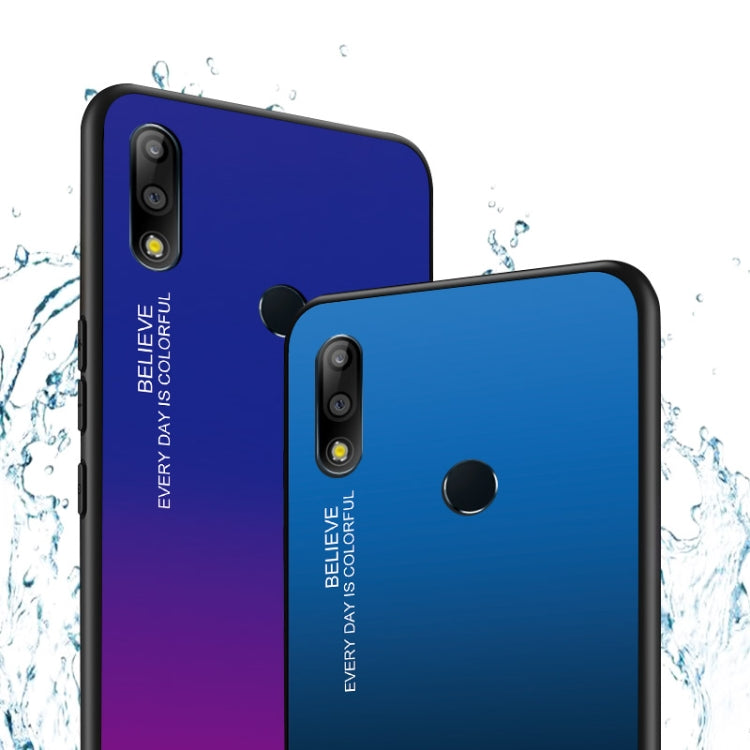 For Asus Zenfone Max Pro M2 ZB631KL Gradient Color Glass Case