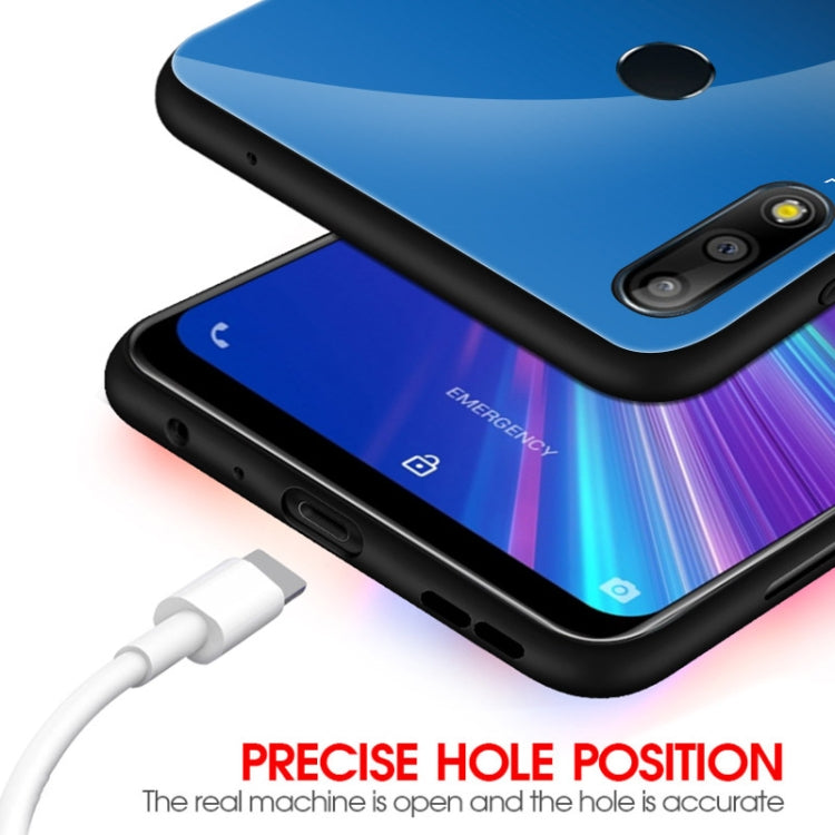 For Asus Zenfone Max Pro M2 ZB631KL Gradient Color Glass Case