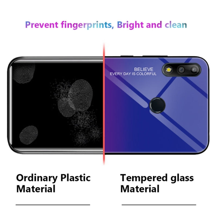 For Asus Zenfone Max Pro M2 ZB631KL Gradient Color Glass Case