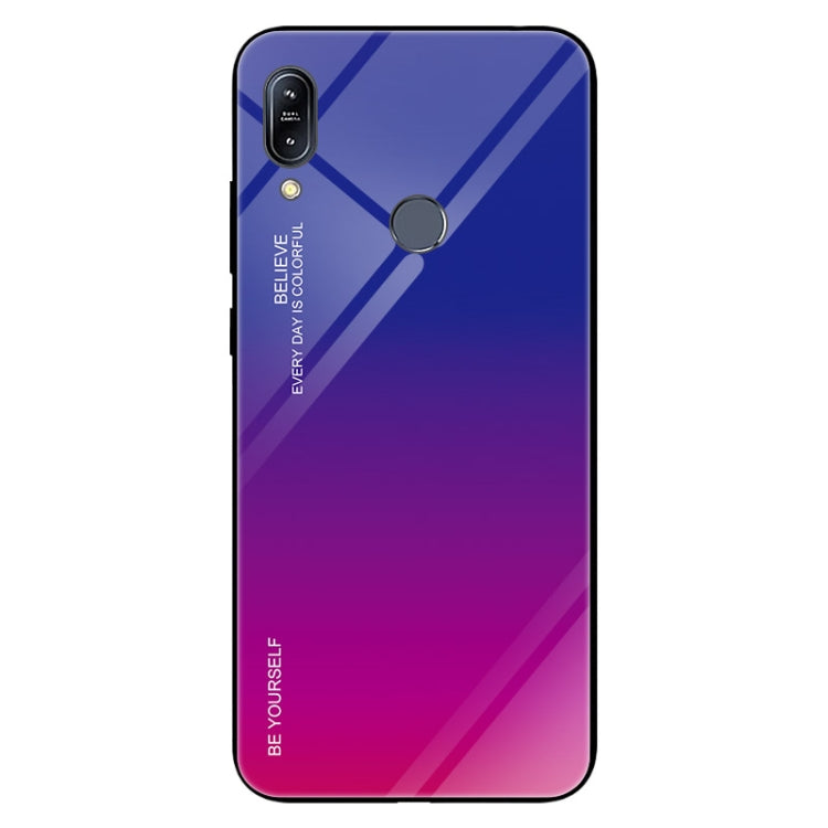 For Asus Zenfone Max M2 ZB633KL Gradient Color Glass Case