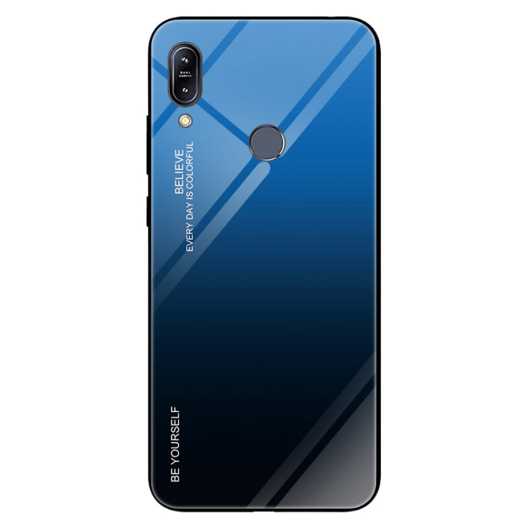 For Asus Zenfone Max M2 ZB633KL Gradient Color Glass Case