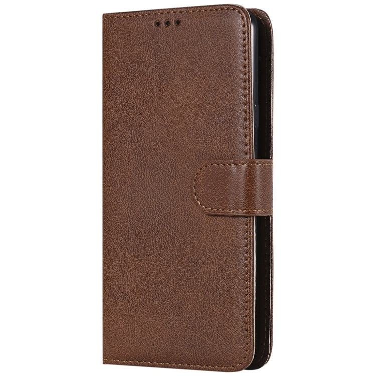 For LG G7 ThinQ Solid Color Horizontal Flip Protective Case with Holder & Card Slots & Wallet & Photo Frame & Lanyard