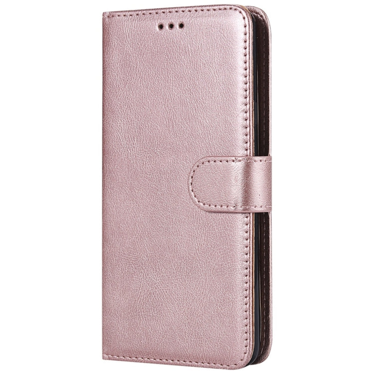 For LG G7 ThinQ Solid Color Horizontal Flip Protective Case with Holder & Card Slots & Wallet & Photo Frame & Lanyard