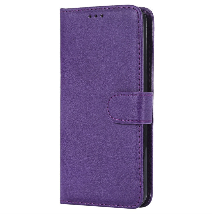 For LG G8 ThinQ Solid Color Horizontal Flip Protective Case with Holder & Card Slots & Wallet & Photo Frame & Lanyard