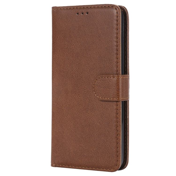 For LG G8 ThinQ Solid Color Horizontal Flip Protective Case with Holder & Card Slots & Wallet & Photo Frame & Lanyard