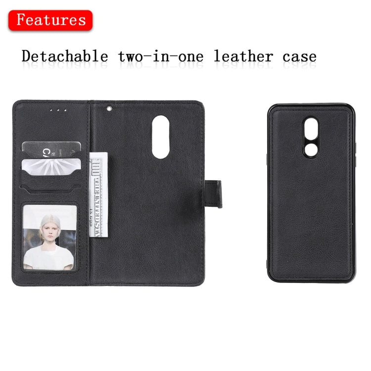 For LG Stylo 5 Solid Color Horizontal Flip Protective Case with Holder & Card Slots & Wallet & Photo Frame & Lanyard