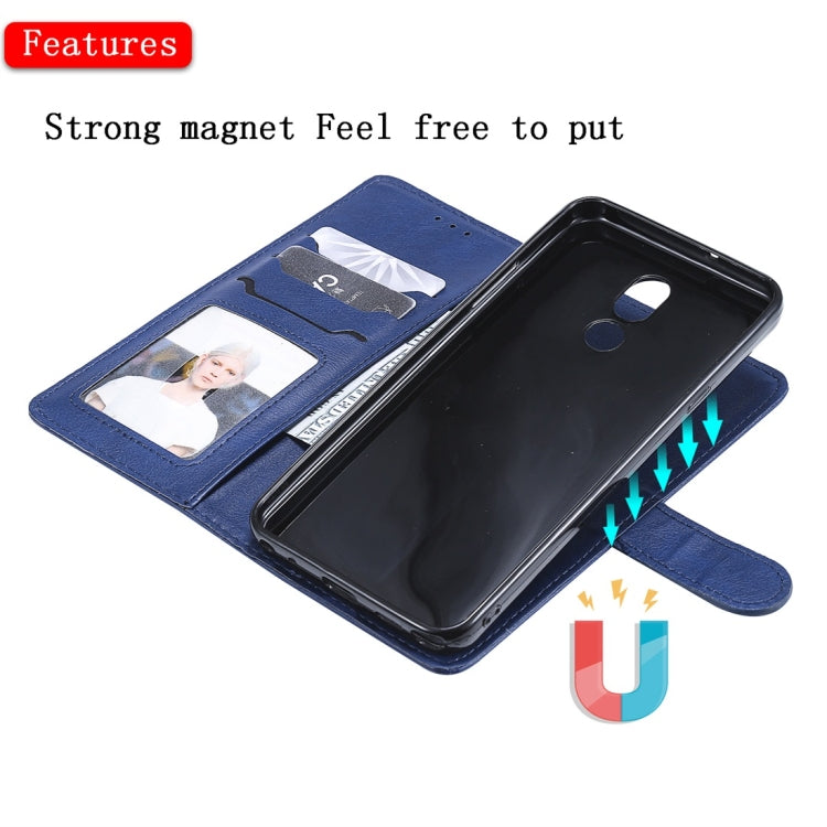 For LG Stylo 5 Solid Color Horizontal Flip Protective Case with Holder & Card Slots & Wallet & Photo Frame & Lanyard