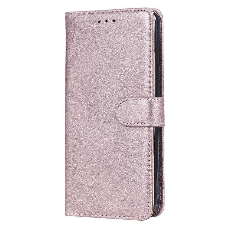 For LG Stylo 5 Solid Color Horizontal Flip Protective Case with Holder & Card Slots & Wallet & Photo Frame & Lanyard