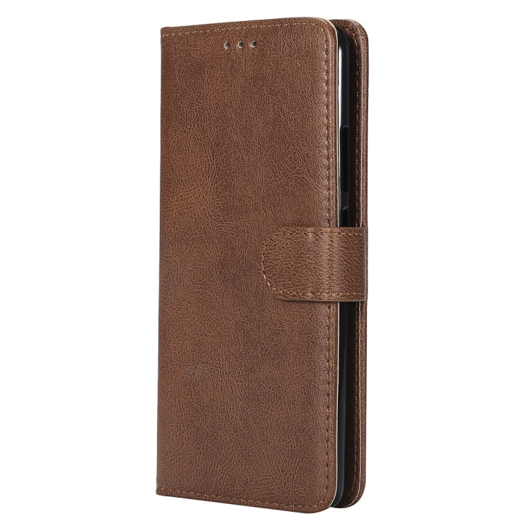 For Huawei Mate 10 Pro Solid Color Horizontal Flip Protective Case with Holder & Card Slots & Wallet & Photo Frame & Lanyard