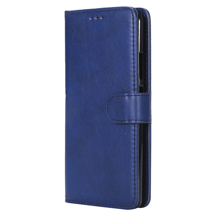 For Huawei Mate 10 Pro Solid Color Horizontal Flip Protective Case with Holder & Card Slots & Wallet & Photo Frame & Lanyard