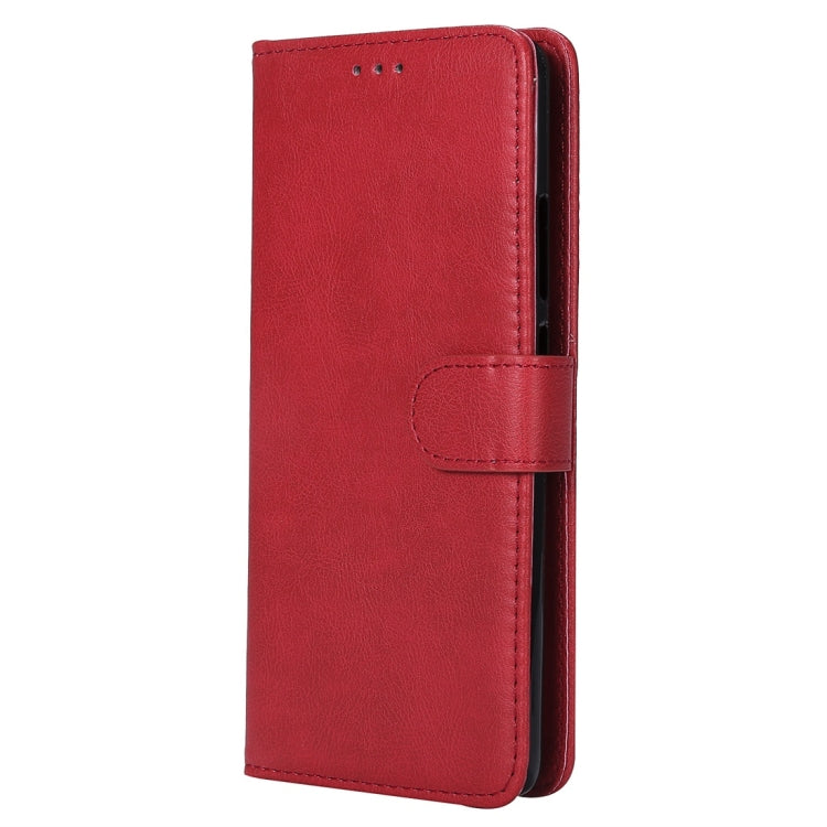 For Huawei Mate 10 Pro Solid Color Horizontal Flip Protective Case with Holder & Card Slots & Wallet & Photo Frame & Lanyard