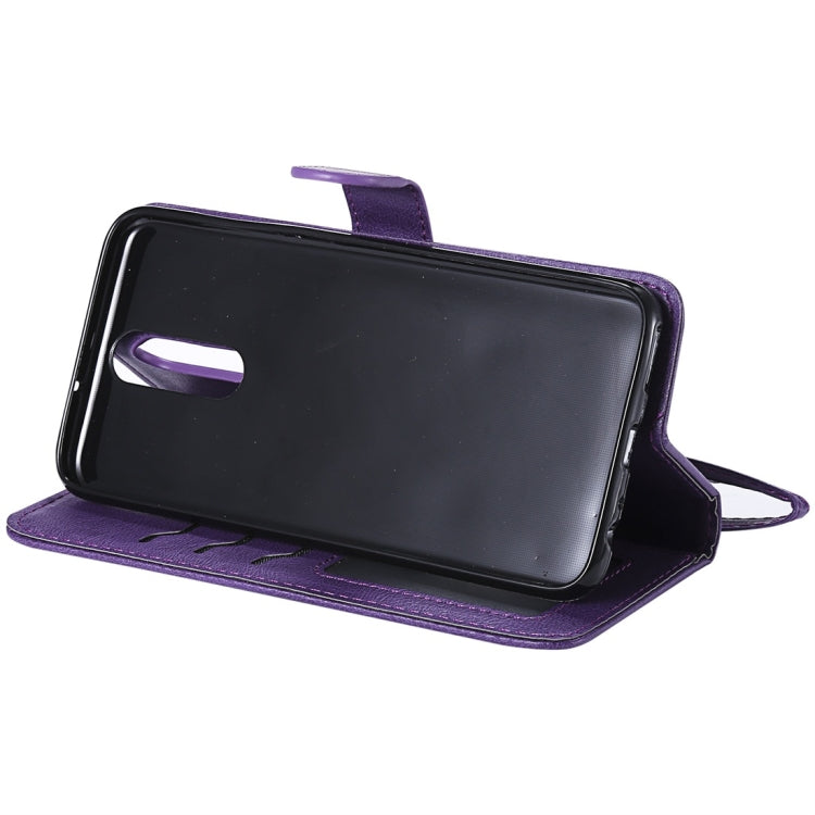 For Huawei Mate 10 Lite Solid Color Horizontal Flip Protective Case with Holder & Card Slots & Wallet & Photo Frame & Lanyard