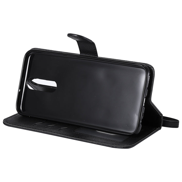 For Huawei Mate 10 Lite Solid Color Horizontal Flip Protective Case with Holder & Card Slots & Wallet & Photo Frame & Lanyard