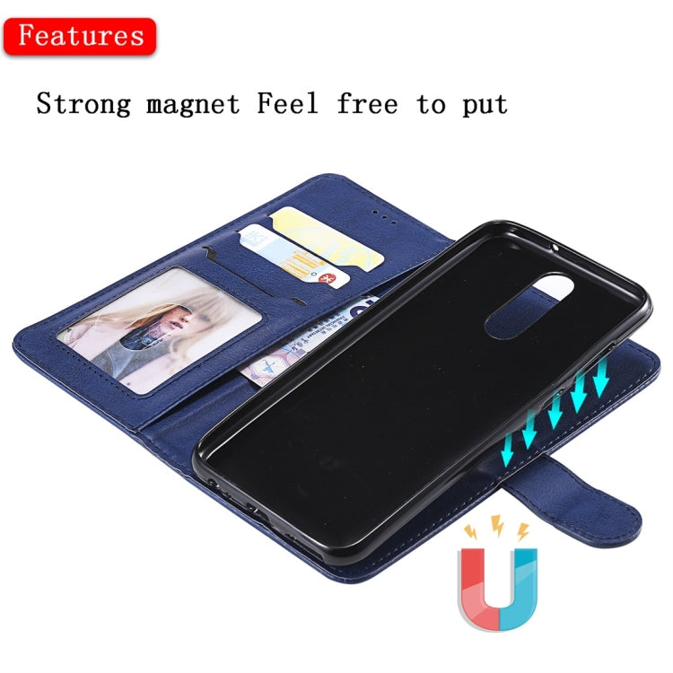 For Huawei Mate 10 Lite Solid Color Horizontal Flip Protective Case with Holder & Card Slots & Wallet & Photo Frame & Lanyard
