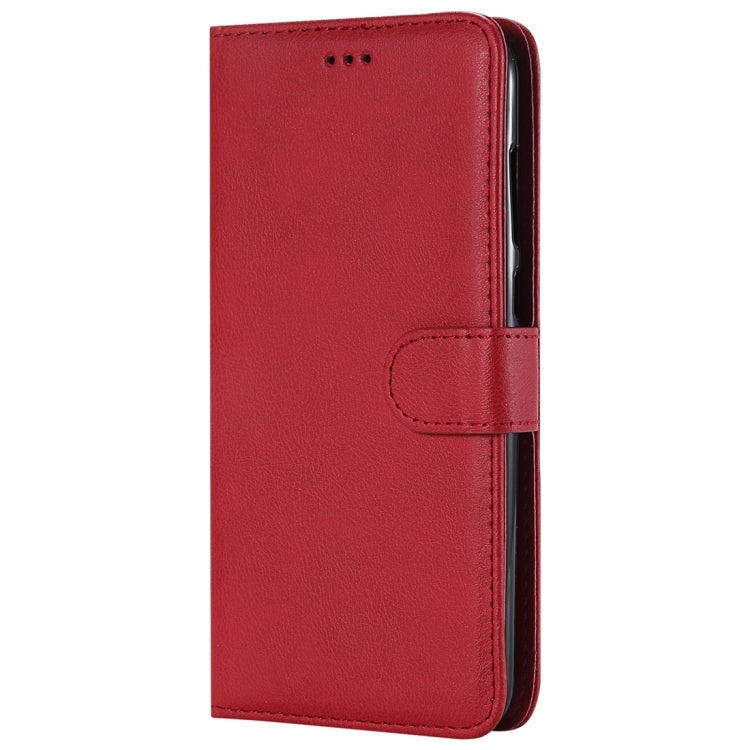 For Huawei Mate 10 Lite Solid Color Horizontal Flip Protective Case with Holder & Card Slots & Wallet & Photo Frame & Lanyard