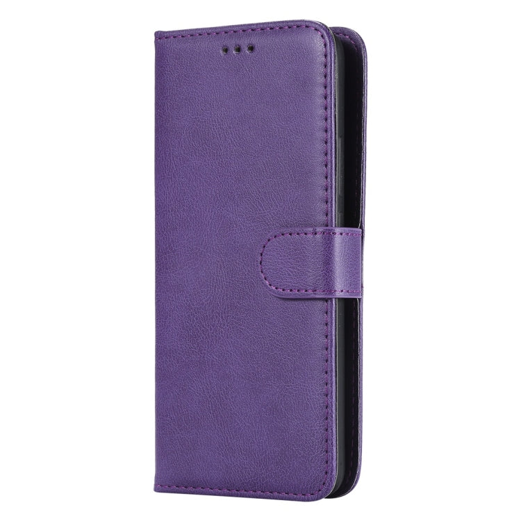 For Huawei Mate 20 Pro Solid Color Horizontal Flip Protective Case with Holder & Card Slots & Wallet & Photo Frame & Lanyard