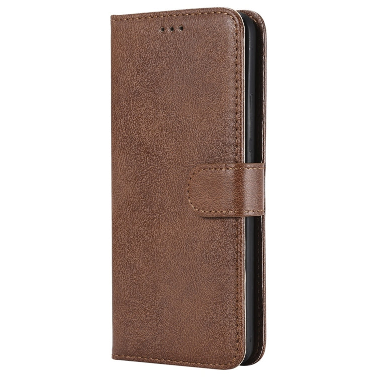 For Huawei Mate 20 Pro Solid Color Horizontal Flip Protective Case with Holder & Card Slots & Wallet & Photo Frame & Lanyard